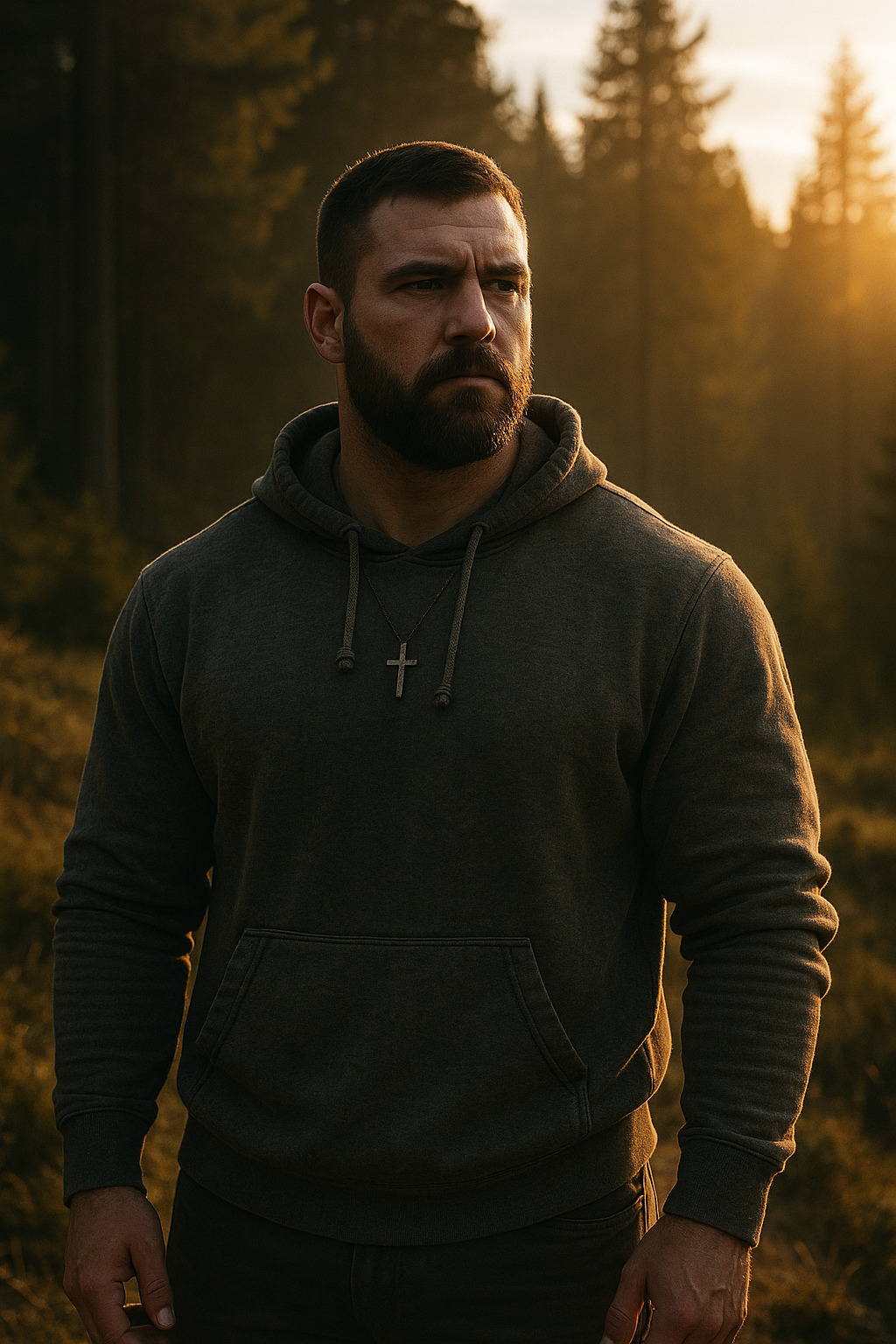 Brother Kyle - A strong Christian man who has walked through addiction, standing in God's creation